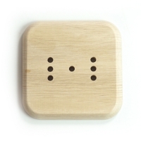 Подложка одноместная деревянная "Квадрат" ASR-55215, Граб